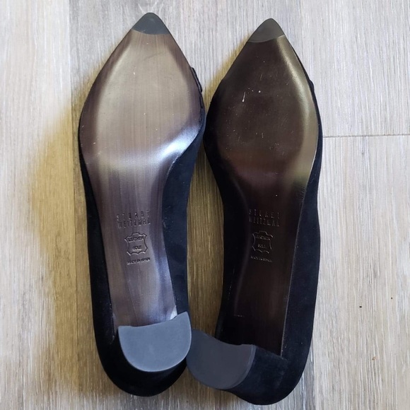 STUART WEITZMAN SUEDE BUCKLE SHOES - Picture 11 of 14